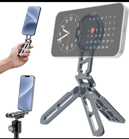 Snapp2Go™ Magnetic Mini Tripod — 360° Flexible Travel Stand